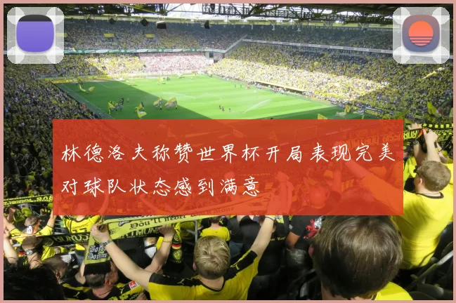 林德洛夫称赞世界杯开局表现完美对球队状态感到满意